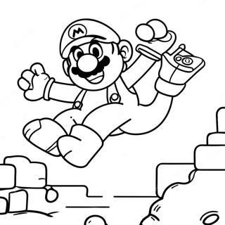 Pagina Para Colorir Do Super Mario Pulando Sobre Goombas 67383-55597