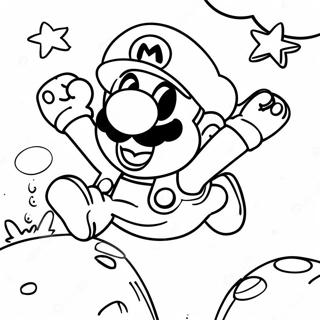 Pagina Para Colorir Do Super Mario Pulando Sobre Goombas 67383-55598