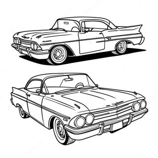 Pagina Para Colorir Do Chevy Impala Classico 67392-55602