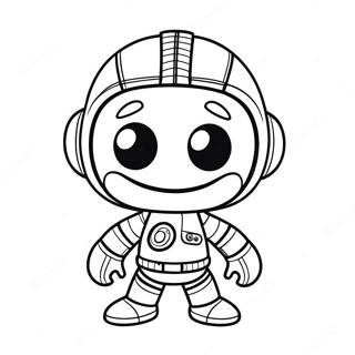 Pagina Para Colorir Do Sackboy Com Equipamento De Aventura 67403-55613