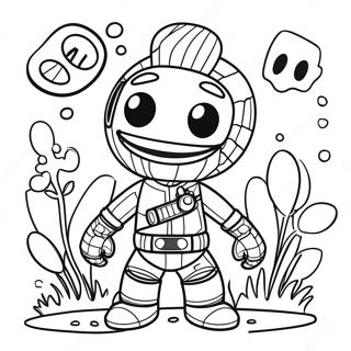 Pagina Para Colorir Do Sackboy Com Equipamento De Aventura 67403-55614