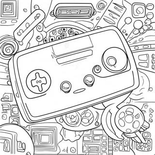 Pagina Para Colorir Do Controle De Jogo Retro 67443-55649