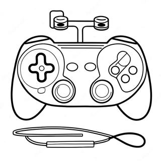 Pagina Para Colorir Do Controle De Jogo Retro 67443-55652