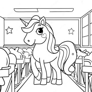 Pagina Para Colorir Da Sala De Aula Da Academia De Unicornios Magicos 67483-55695