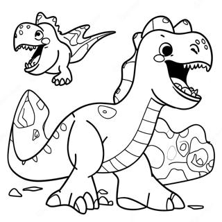 Pagina Para Colorir Dino Smashers Feroces 67573-55753