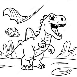 Pagina Para Colorir Dino Smashers Feroces 67573-55755