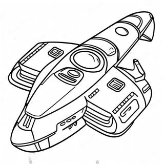 Pagina Para Colorir Nave Espacial De Ficcao Cientifica 67582-55759