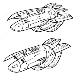 Pagina Para Colorir Nave Espacial De Ficcao Cientifica 67582-55760