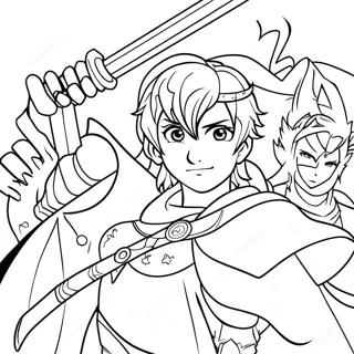 Pagina Para Colorir De Fire Emblem Heroes Em Batalha 67593-55766