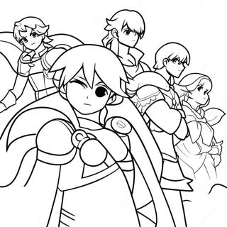 Pagina Para Colorir De Fire Emblem Heroes Em Batalha 67593-55767