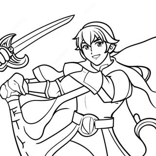 Pagina Para Colorir De Fire Emblem Heroes Em Batalha 67593-55768