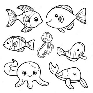 Pagina Para Colorir De Animais Marinhos 6774-5506