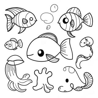 Pagina Para Colorir De Animais Marinhos 6774-5507