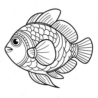 Pagina Para Colorir De Peixes Tropicais Coloridos 6775-5511