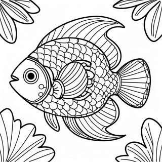 Pagina Para Colorir De Peixes Tropicais Coloridos 6775-5512