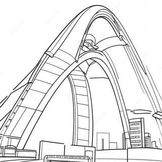 Pagina Para Colorir Do Arco Historico De St Louis 67793-55928