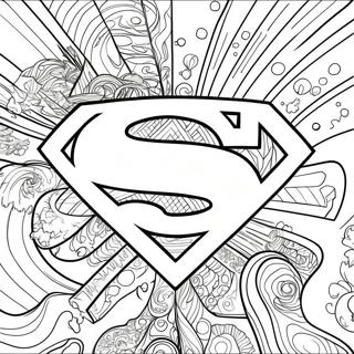 Logos Do Superman Páginas Para Colorir