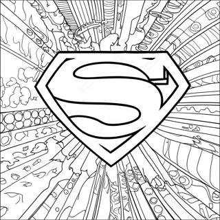 Pagina Para Colorir Do Logo Do Superman 67802-55930