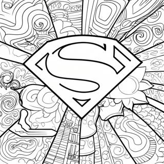 Pagina Para Colorir Do Logo Do Superman 67802-55931