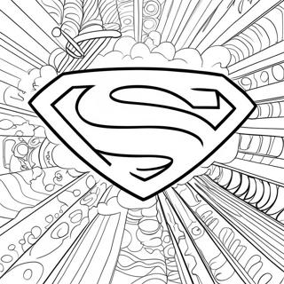 Pagina Para Colorir Do Logo Do Superman 67802-55932