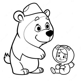 Pagina Para Colorir Da Masha E O Urso 6784-5516