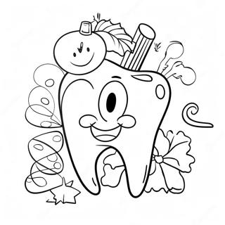 Dentário De Natal Páginas Para Colorir