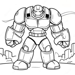 Pagina Para Colorir Hulkbuster Em Batalha 68013-56102