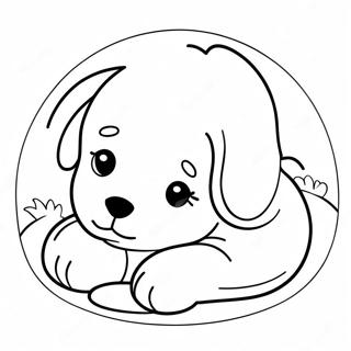 Pagina Para Colorir De Cachorrinho Dormindo 68052-56118