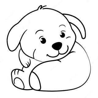 Pagina Para Colorir De Cachorrinho Dormindo 68052-56119