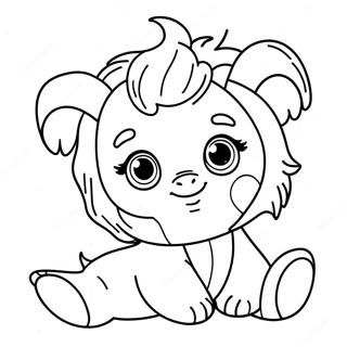 Pagina Para Colorir De Baby Bop Fofinho Com Um Urso De Pelucia 68073-56150