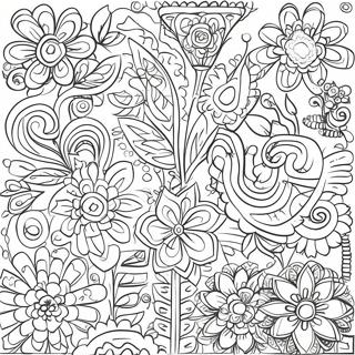 Pagina Para Colorir De Padroes Simples De Arte Popular Mexicana 68092-56148