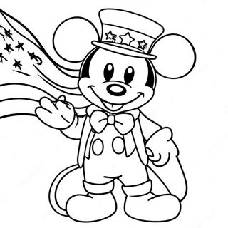 Pagina Para Colorir Do Mickey Vestindo Traje Patriotico 68133-56199