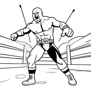 Pagina Para Colorir Do Epic Wwe Wrestler Showdown 68193-56244