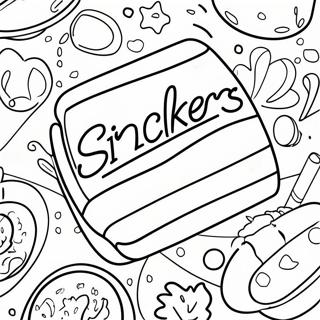 Pagina Para Colorir Do Logo Do Snickers 68282-56308