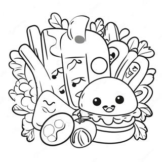 Pagina Para Colorir De Emoji De Comida 68292-56340