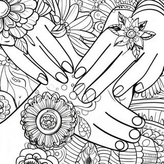 Pagina Para Colorir De Arte Nas Unhas Das Maos 68302-56322