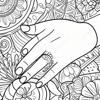 Pagina Para Colorir De Arte Nas Unhas Das Maos 68302-56323