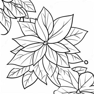 Pagina Para Colorir De Poinsettia Festiva 68323-56358