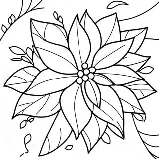 Pagina Para Colorir De Poinsettia Festiva 68323-56359