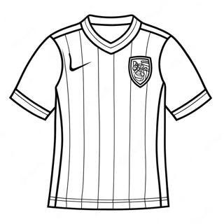 Pagina Para Colorir Camisa De Futebol 68422-56422