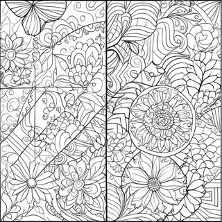 Pagina Para Colorir Padroes Coloridos De Quilt 68443-56442