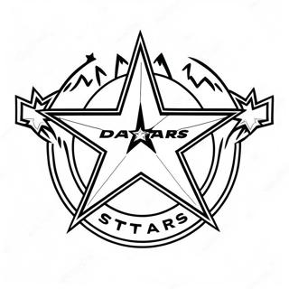 Pagina Para Colorir Logo Dos Dallas Stars 68492-56476