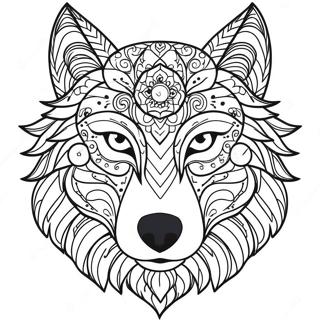 Pagina Para Colorir Da Cabeca De Lobo Majestosa 68513-56493