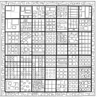 Pagina Para Colorir Da Grade Do Jogo Tetris 68542-56524