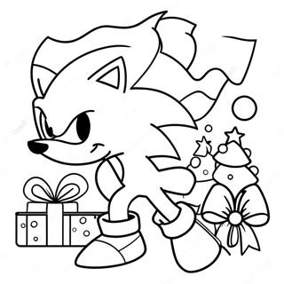 Pagina Para Colorir Do Natal Do Sonic 6854-5570