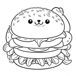 Pagina Para Colorir Do Hamburguer De Gato 68552-56528