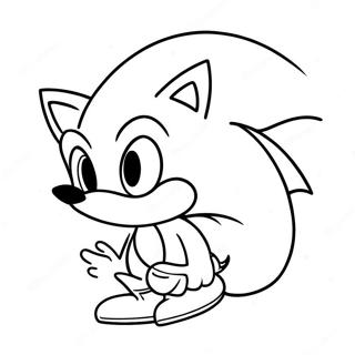 Pagina Para Colorir Do Sonic Com Chapeu De Papai Noel 6855-5576