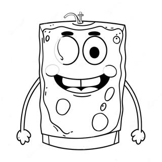 Pagina Para Colorir Do Rosto Do Spongebob 68642-56599