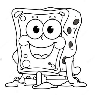 Pagina Para Colorir Do Rosto Feliz Do Spongebob 68643-56602