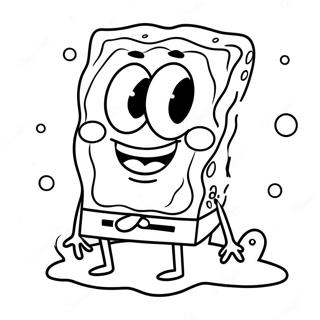 Pagina Para Colorir Do Rosto Feliz Do Spongebob 68643-56603